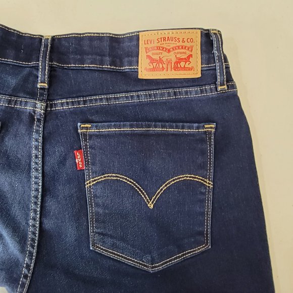 Levi's 711 Skinny Jeans Dark Wash Size 31 - Picture 7 of 14